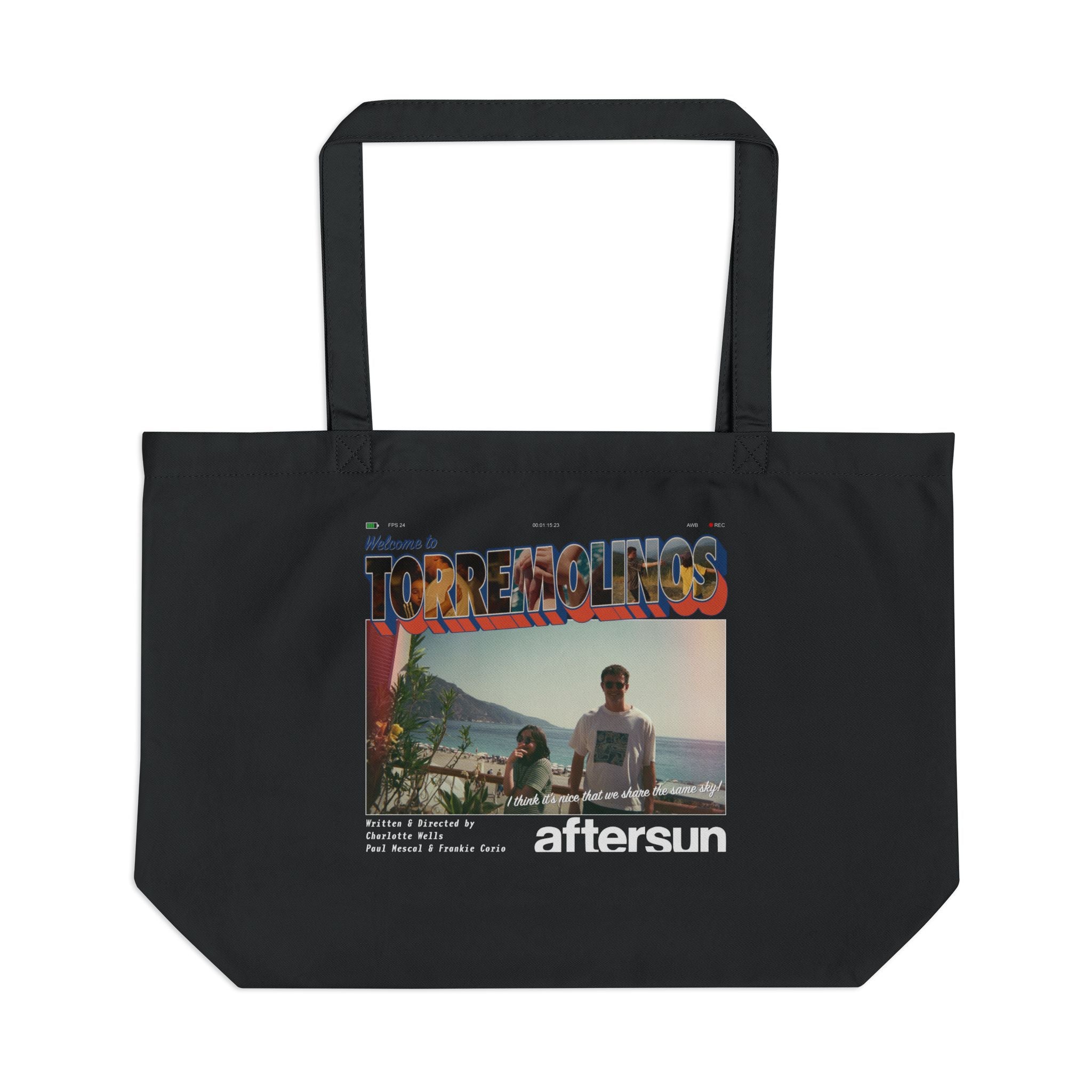 Aftersun Holiday Postcard Large Eco Tote Bag