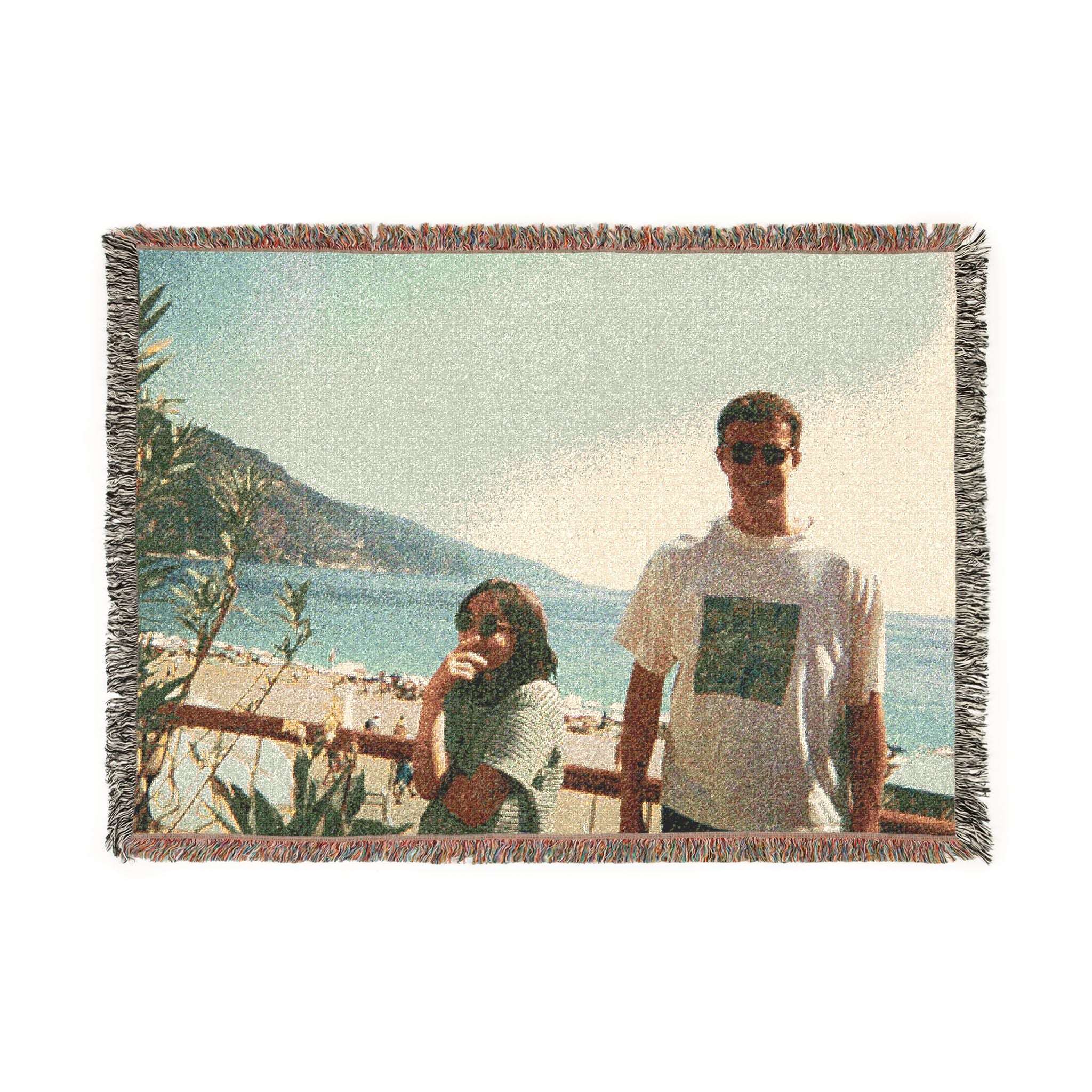 Aftersun Holiday Postcard Woven Blanket