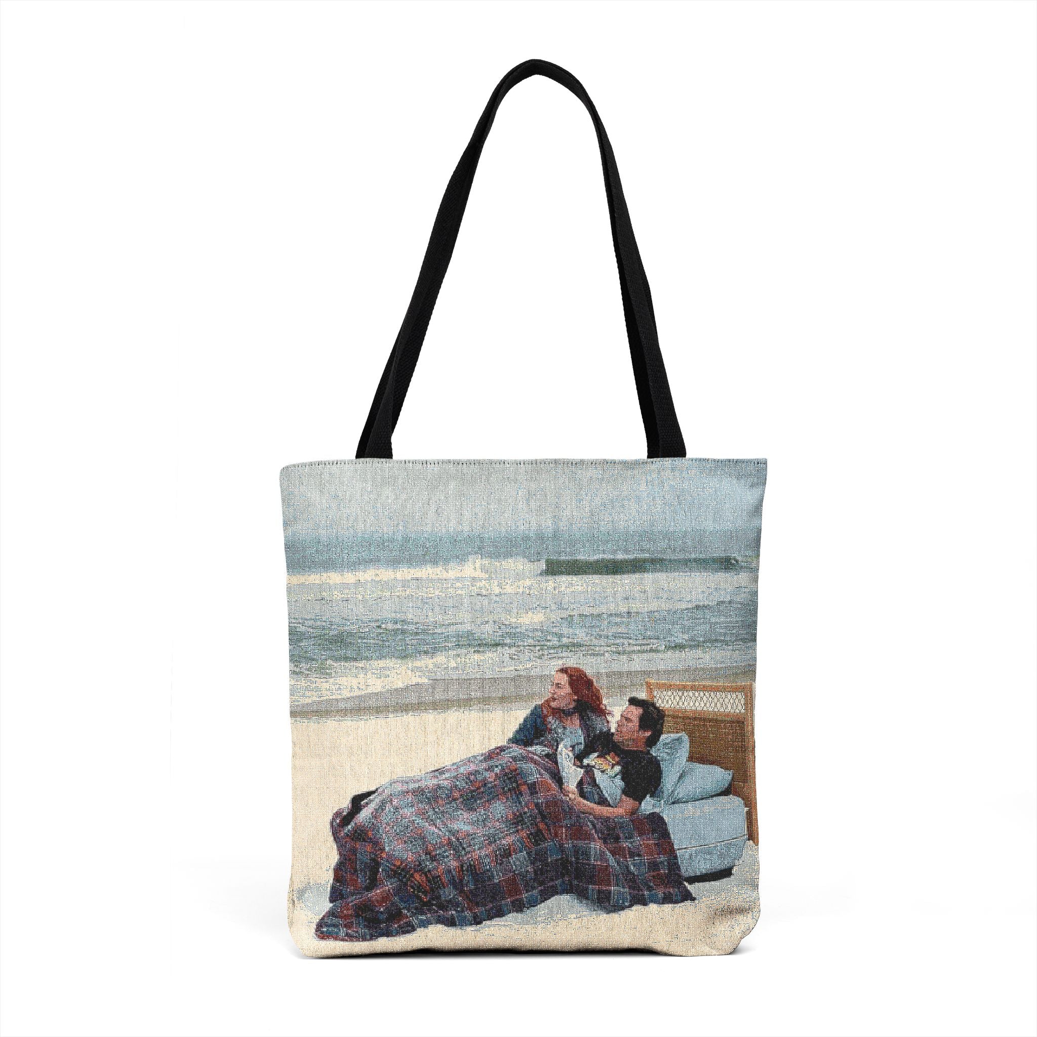 "Meet me at Montauk" Woven Tote