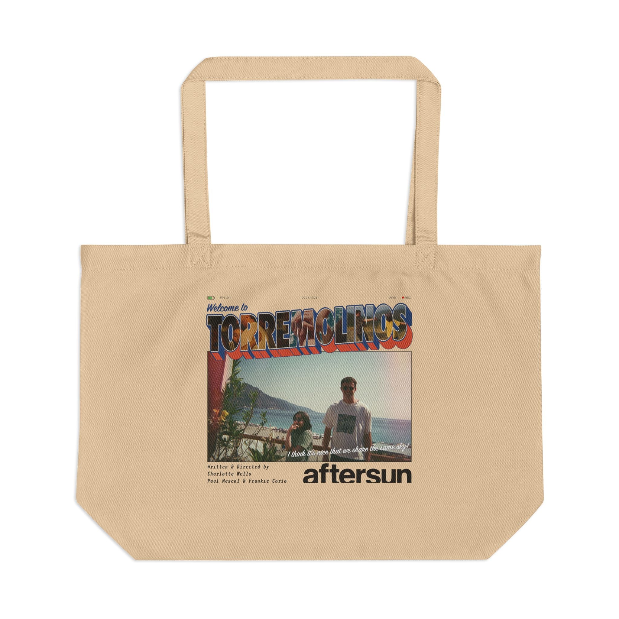 Aftersun Holiday Postcard Large Eco Tote Bag