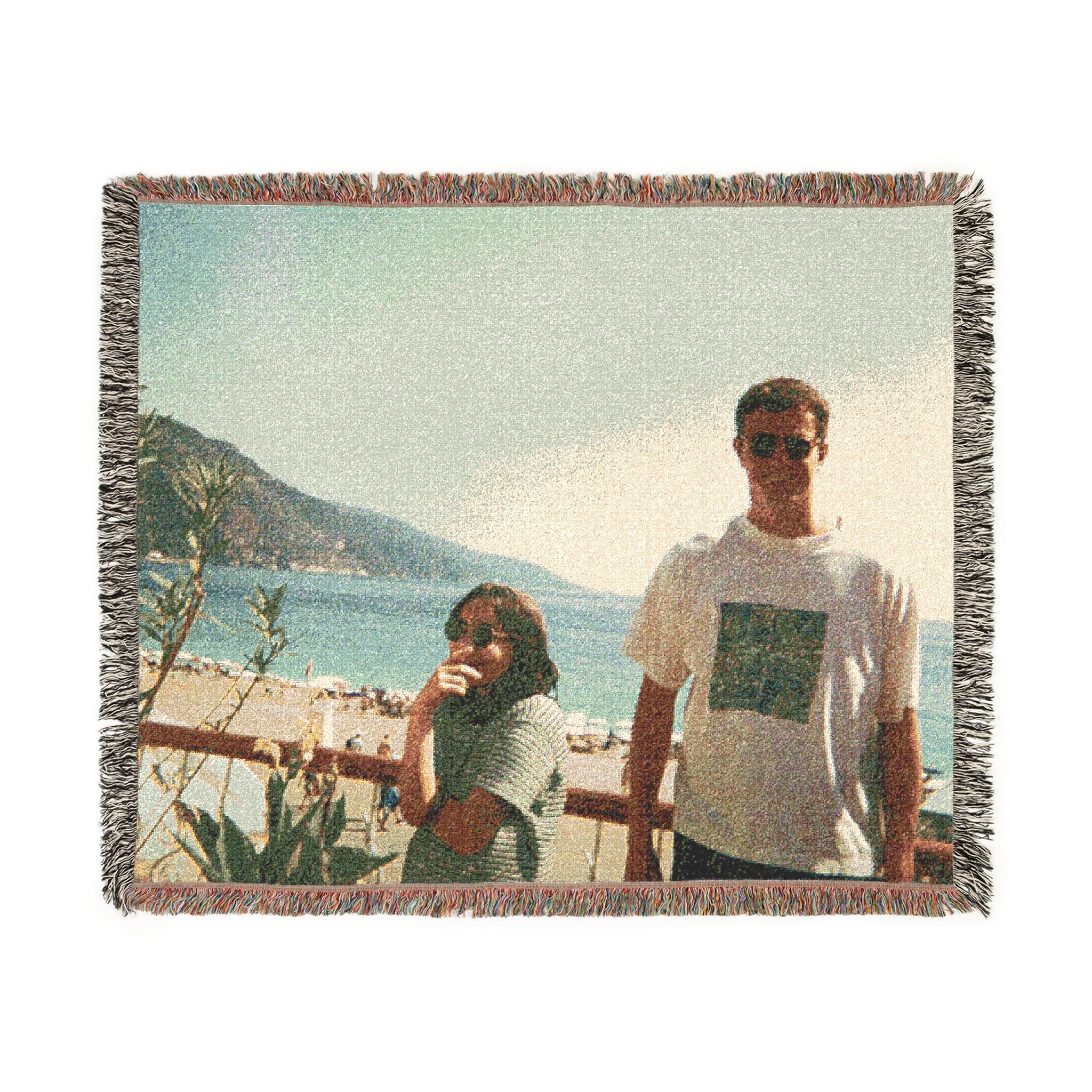 Aftersun Holiday Postcard Woven Blanket