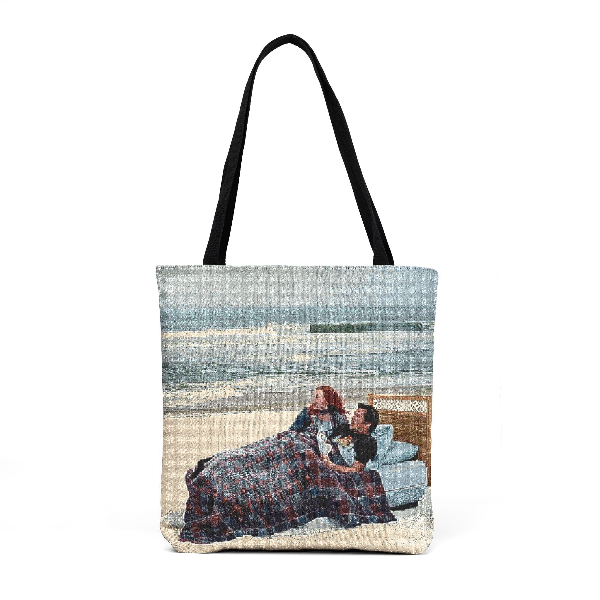 "Meet me at Montauk" Woven Tote